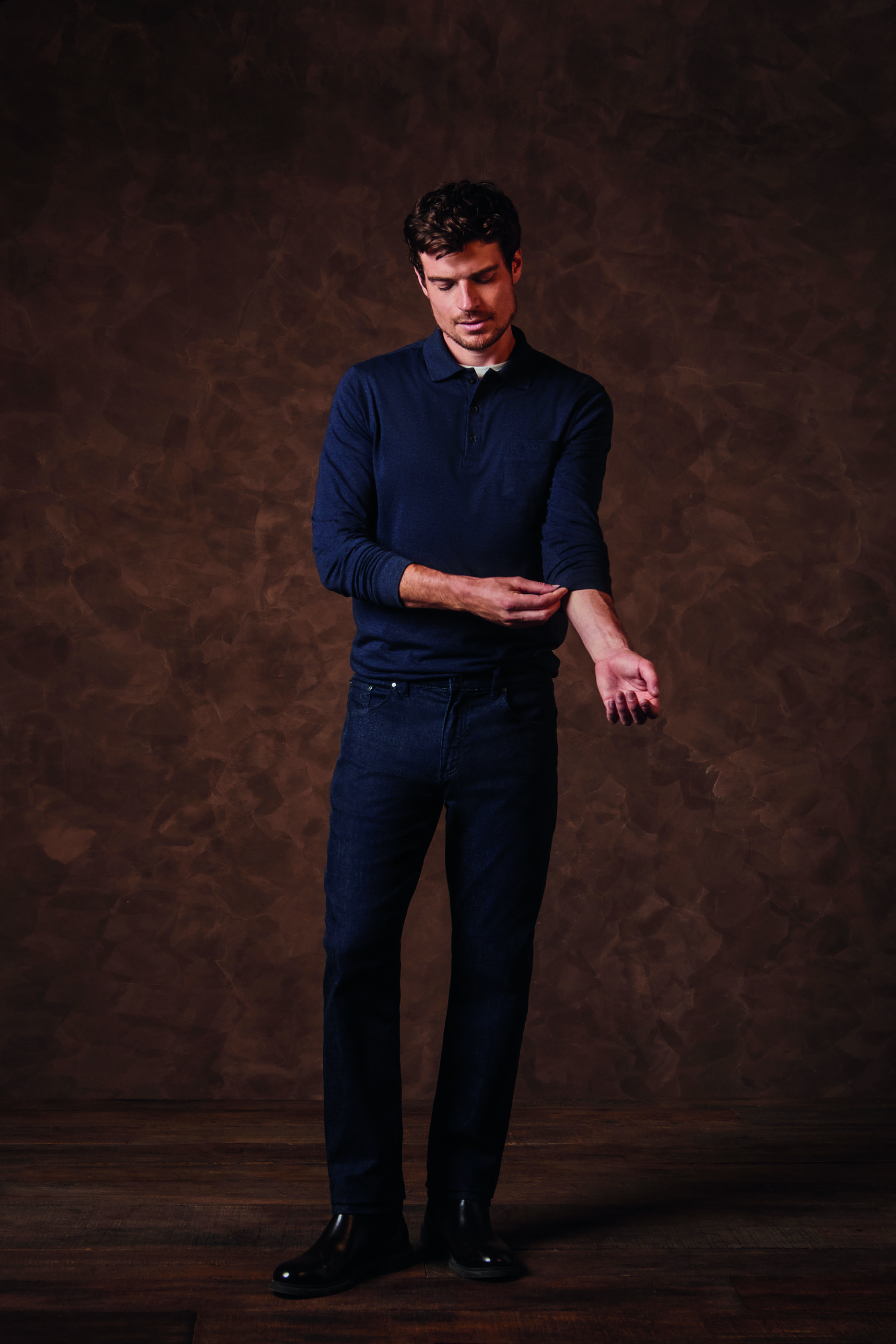 Detalhe do look Casual Premium